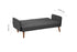 Hudson Sofa Bed Charcoal